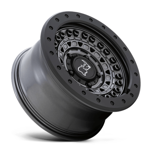 Black Rhino Hard Alloys | BARRICADE | Gun Black With Black Rock Guard | 20X9 | 6X139.7 | -18mm/4.29" | 2090BCD-86140G12