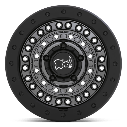 Black Rhino Hard Alloys | BARRICADE | Gun Black With Black Rock Guard | 20X9 | 6X139.7 | -18mm/4.29" | 2090BCD-86140G12