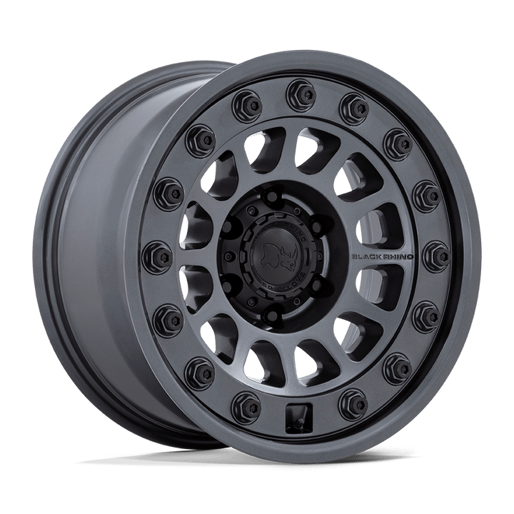 Black Rhino Hard Alloys | BR012 OUTBACK | Matte Gunmetal | 17X8.5 | 6X139.7 | -10mm/4.36" | BR012AX17856810N