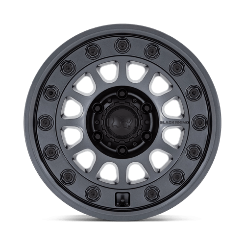Black Rhino Hard Alloys | BR012 OUTBACK | Matte Gunmetal | 17X8.5 | 6X139.7 | -10mm/4.36" | BR012AX17856810N