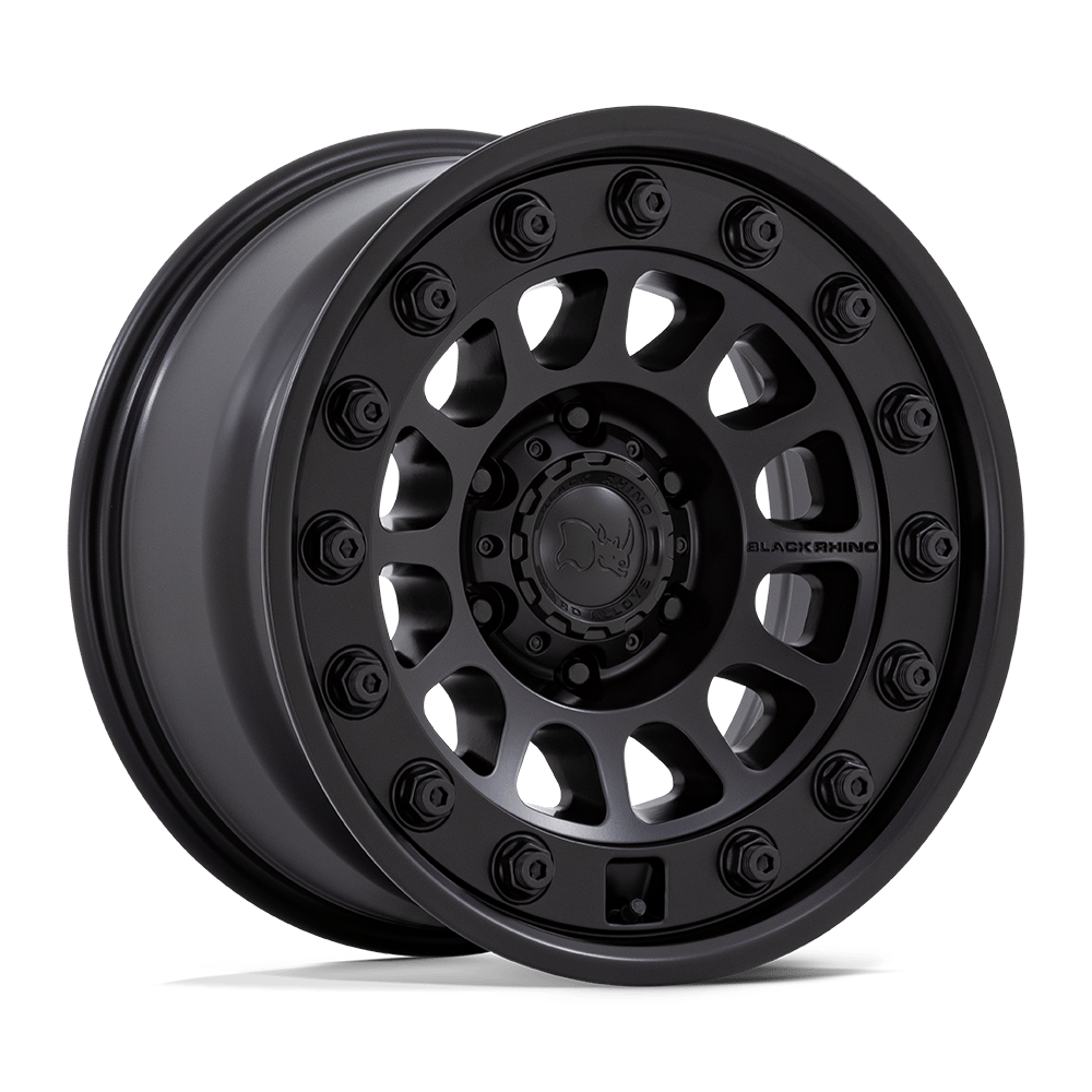 Black Rhino Hard Alloys | BR012 OUTBACK | Matte Black | 17X8.5 | 6X139.7 | -10mm/4.36" | BR012MX17856810N