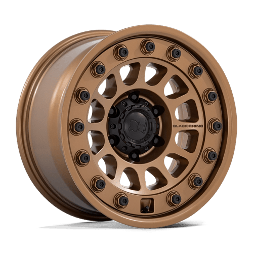 Black Rhino Hard Alloys | BR012 OUTBACK | Matte Bronze | 17X8.5 | 6X139.7 | -10mm/4.36" | BR012ZX17856810N