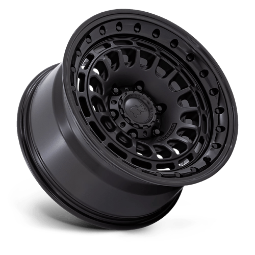 Black Rhino Hard Alloys | BR014 SAHARA | Matte Black W/ Gloss Black Lip | 17X9 | 6X139.7 | -12mm/4.53" | BR014MB17906812N