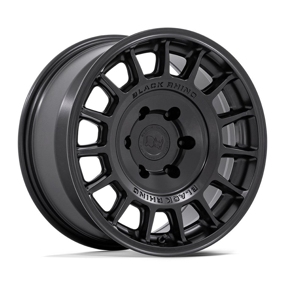 Black Rhino Hard Alloys | BR015 VOLL | Matte Black | 17X8.5 | 6X139.7 | 25mm/5.73" | BR015MX17856825