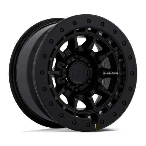Black Rhino Hard Alloys | BR016 TUSK | Gloss Black | 17X8.5 | 6X139.7 | -10mm/4.36" | BR016BX17856810N
