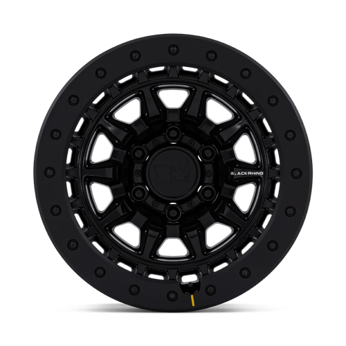 Black Rhino Hard Alloys | BR016 TUSK | Gloss Black | 17X8.5 | 6X139.7 | -10mm/4.36" | BR016BX17856810N