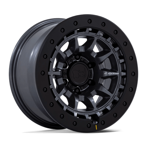 Black Rhino Hard Alloys | BR016 TUSK | Matte Gunmetal | 17X8.5 | 6X139.7 | 0mm/4.75" | BR016AX17856800