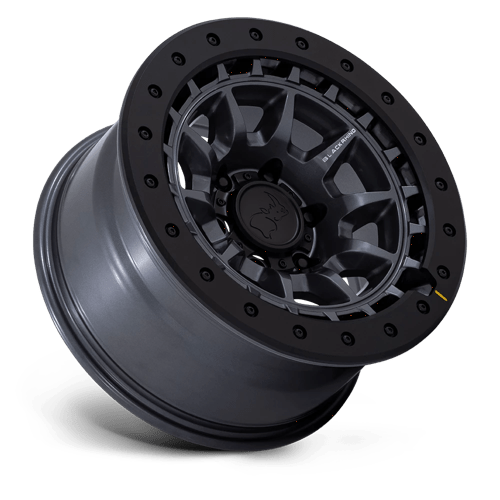 Black Rhino Hard Alloys | BR016 TUSK | Matte Gunmetal | 17X8.5 | 6X139.7 | 0mm/4.75" | BR016AX17856800