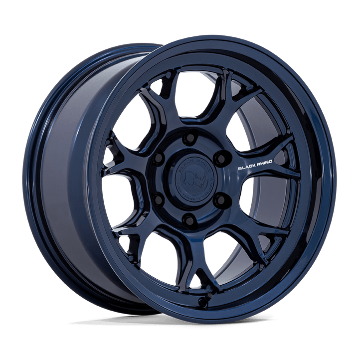 Black Rhino Hard Alloys | BR017 ETOSHA | Gloss Midnight Blue | 17X8.5 | 6X139.7 | 12mm/5.22" | BR017LX17856812