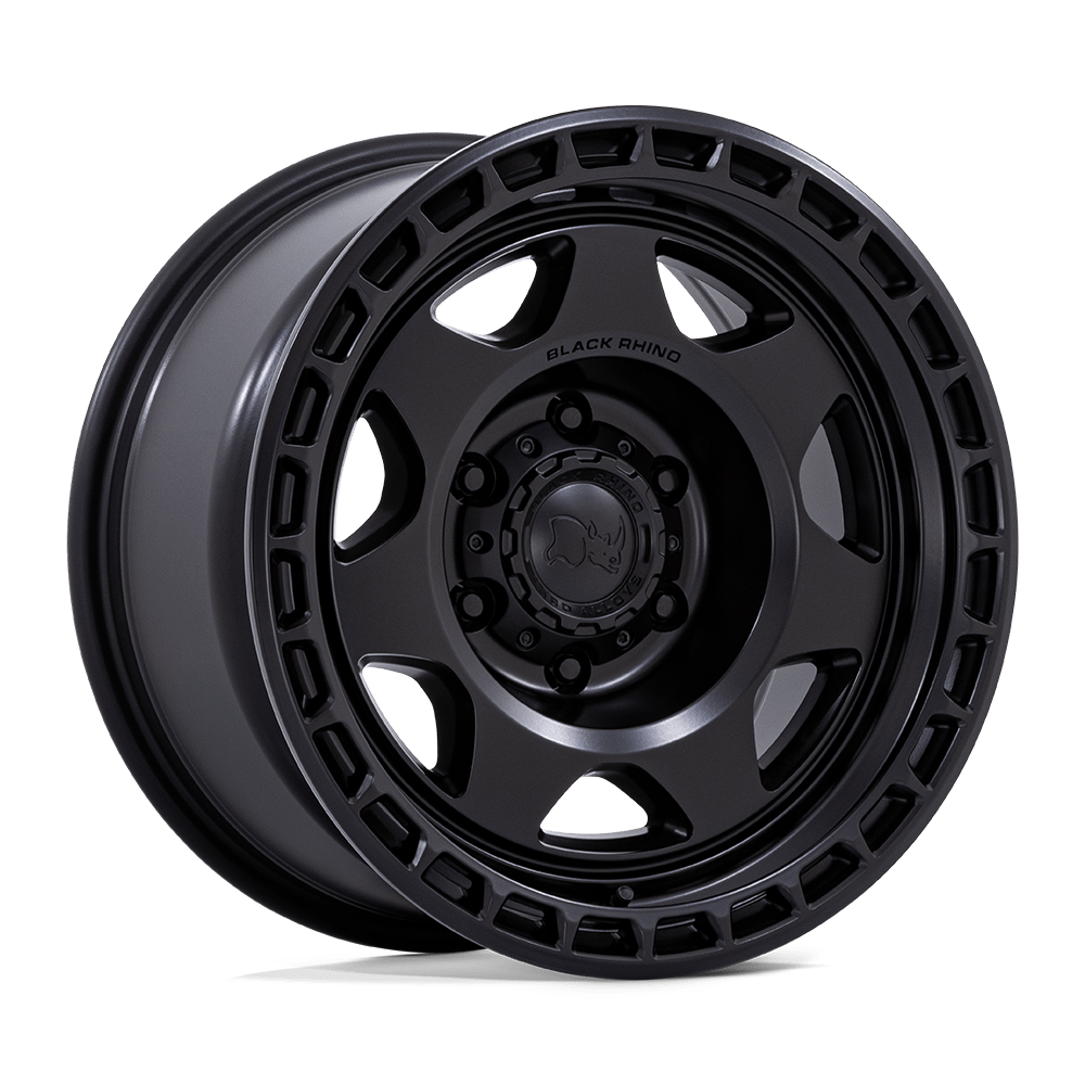 Black Rhino Hard Alloys | BR018 VOYAGER | Matte Black | 17X8.5 | 6X139.7 | 0mm/4.75" | BR018MX17856800