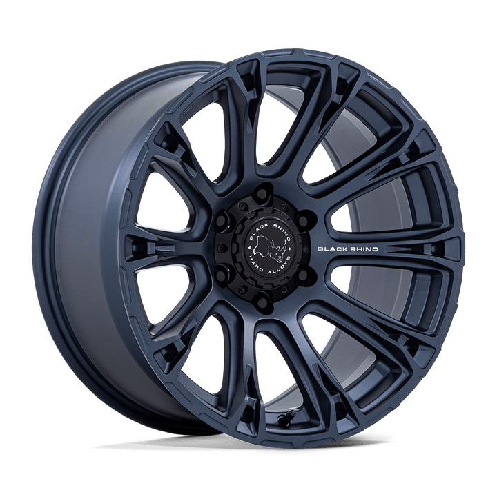 Black Rhino Hard Alloys | BR020 DIAMONDBACK | Metallic Blue | 17X9 | 6X139.7 | 12mm/5.47" | BR020LX17906812