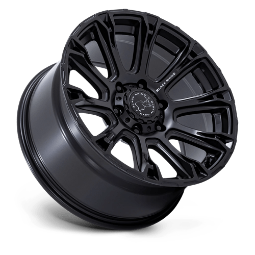 Black Rhino Hard Alloys | BR020 DIAMONDBACK | Matte Black | 17X9 | 6X139.7 | -12mm/4.53" | BR020MX17906812N