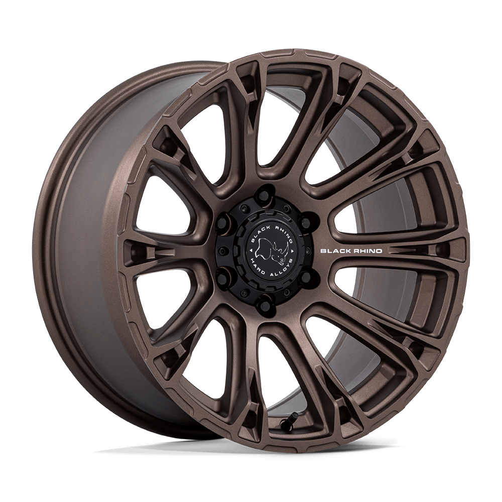 Black Rhino Hard Alloys | BR020 DIAMONDBACK | Burnt Bronze | 18X9 | 6X139.7 | -12mm/4.53" | BR020ZX18906812N