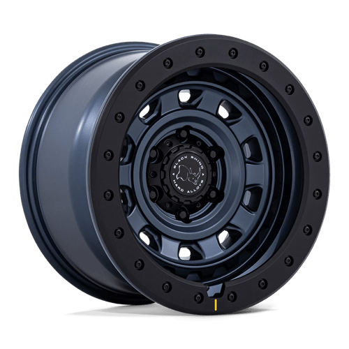 Black Rhino Hard Alloys | BR023 XPLORER | Metallic Blue W/ Matte Black Lip | 17X9 | 6X139.7 | -12mm/4.53" | BR023LB17906812N