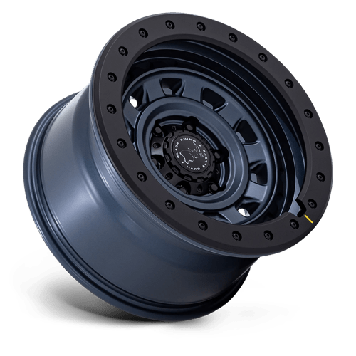 Black Rhino Hard Alloys | BR023 XPLORER | Metallic Blue W/ Matte Black Lip | 17X9 | 6X139.7 | -12mm/4.53" | BR023LB17906812N