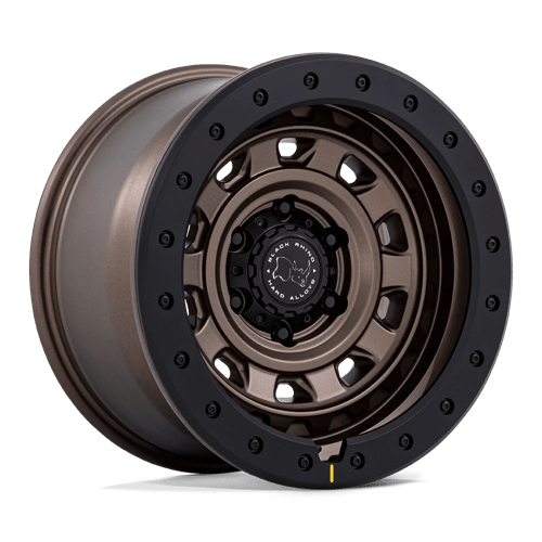 Black Rhino Hard Alloys | BR023 XPLORER | Burnt Bronze W/ Matte Black Lip | 17X9 | 6X139.7 | 1mm/5.04" | BR023ZB17906801