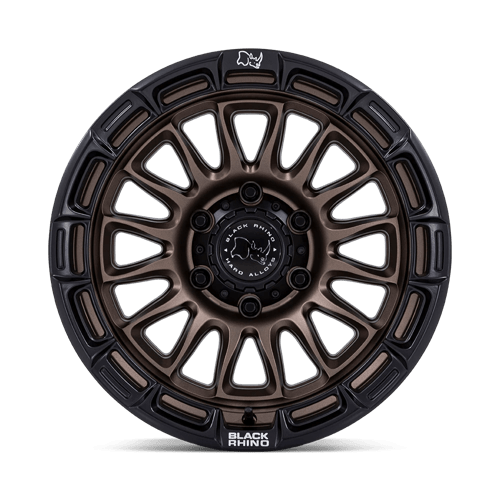 Black Rhino Hard Alloys | BR025 RIVAL | Burnt Bronze W/ Matte Black Lip | 17X8.5 | 6X139.7 | 10mm/5.14" | BR025ZB17856810