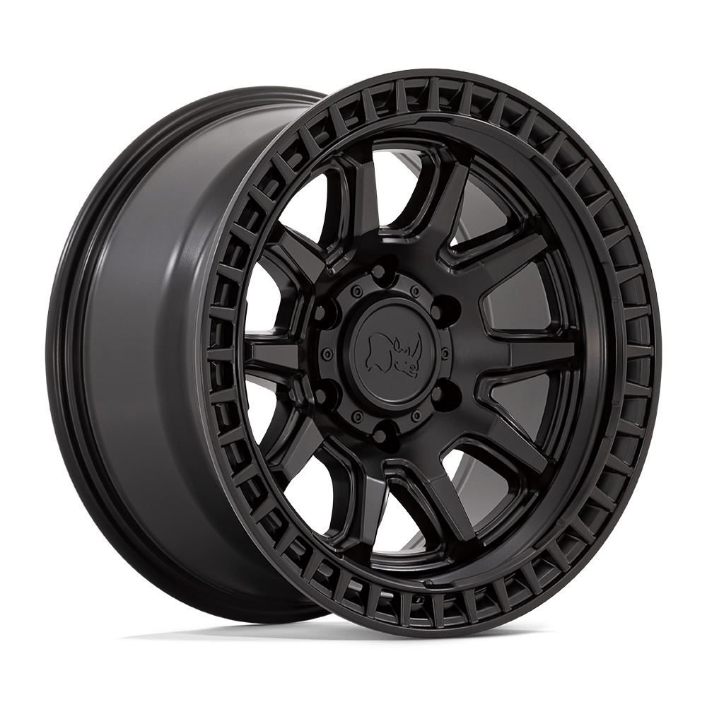 Black Rhino Hard Alloys | CALICO | Matte Black | 17X8.5 | 6X139.7 | 0mm/4.75" | BR001MX17856800