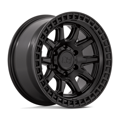 Black Rhino Hard Alloys | CALICO | Matte Black | 17X8.5 | 6X139.7 | 0mm/4.75" | BR001MX17856800