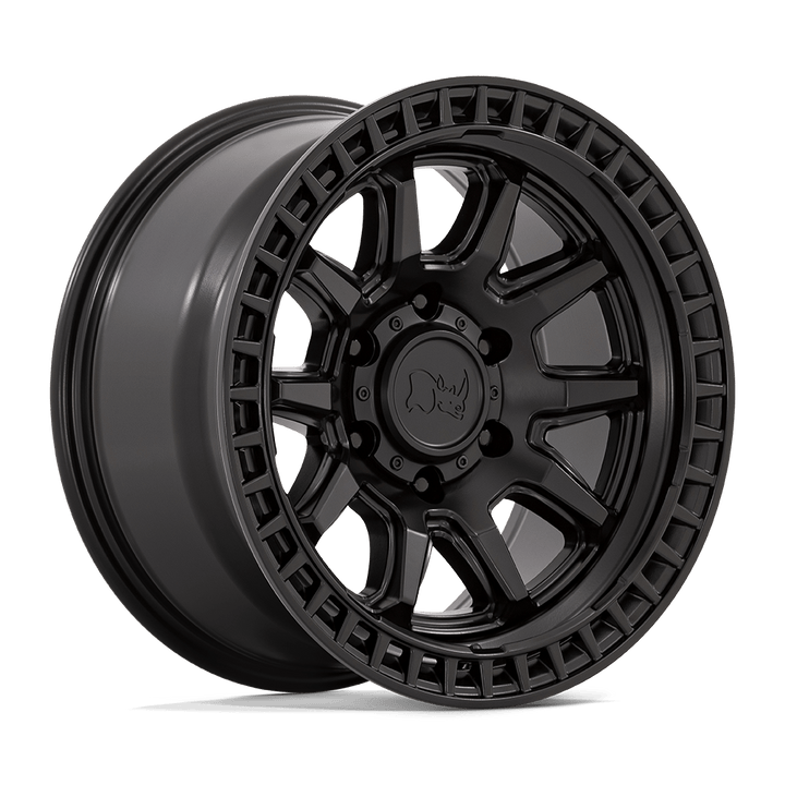 Black Rhino Hard Alloys | CALICO | Matte Black | 17X8.5 | 6X135 | 0mm/4.75" | BR001MX17856300