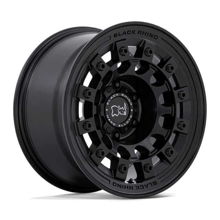 Black Rhino Hard Alloys | FUJI | Matte Black | 17X9 | 6X139.7 | -12mm/4.53" | BR004MX17906812N