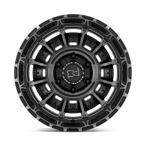 Black Rhino Hard Alloys | LEGION | Matte Black Gray Tint | 17X9 | 6X139.7 | -12mm/4.53" | BR002MA17906812N