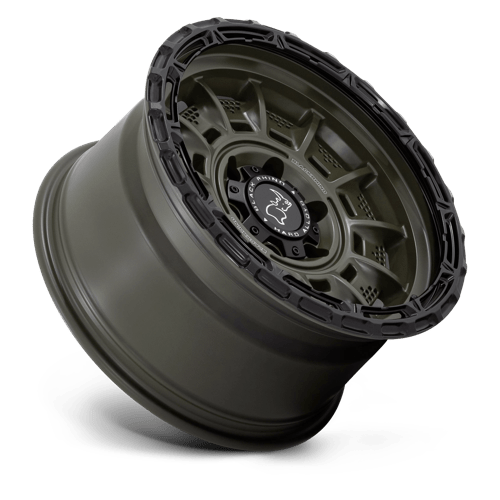 Black Rhino Hard Alloys | LEGION | Olive Drab Green With Black Lip | 20X10 | 6X139.7 | -18mm/4.79" | BR002EB20106818N