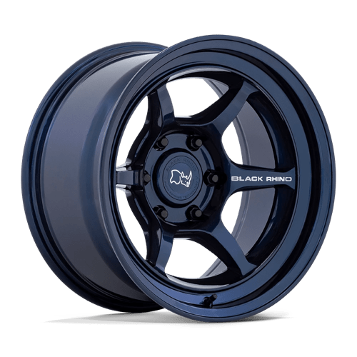 Black Rhino Hard Alloys | SHOGUN | Gloss Midnight Blue | 17X8.5 | 6X139.7 | -10mm/4.36" | BR011LX17856810N