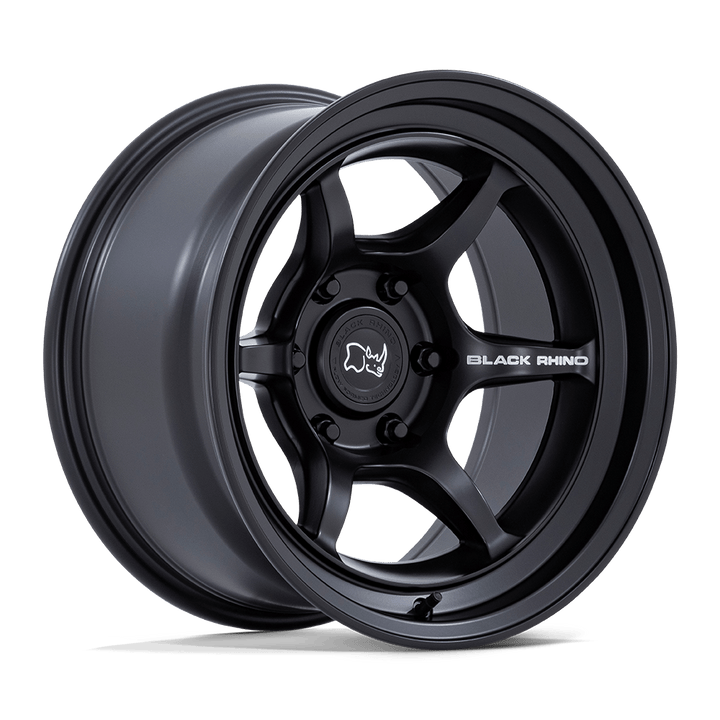 Black Rhino Hard Alloys | SHOGUN | Matte Black | 17X8.5 | 6X139.7 | -10mm/4.36" | BR011MX17856810N
