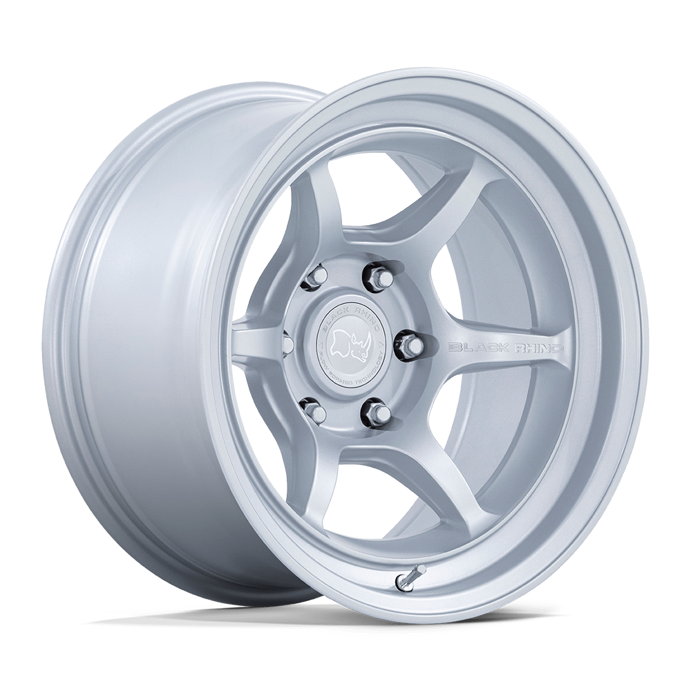 Black Rhino Hard Alloys | SHOGUN | Hyper Silver | 17X9 | 6X139.7 | -38mm/3.5" | BR011SX17906838N