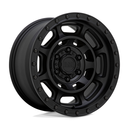 Black Rhino Hard Alloys | CONVOY | Matte Black | 17X8.5 | 6X139.7 | -10mm/4.36" | 1785CNV-06140M12