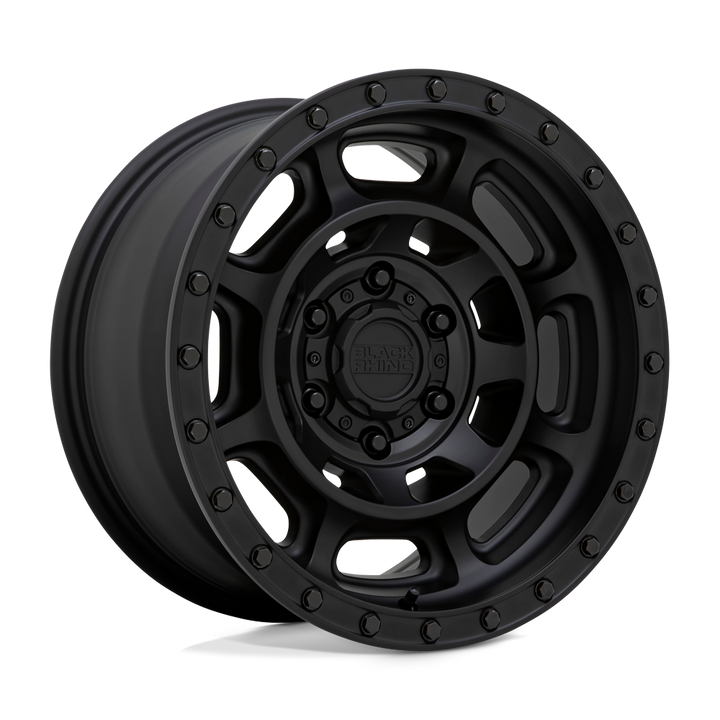 Black Rhino Hard Alloys | CONVOY | Matte Black | 17X8.5 | 6X139.7 | -10mm/4.36" | 1785CNV-06140M12