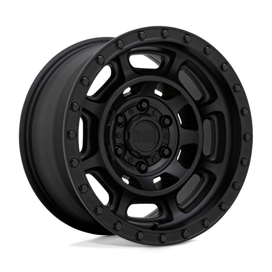 Black Rhino Hard Alloys | CONVOY | Matte Black | 17X8.5 | 6X139.7 | -10mm/4.36" | 1785CNV-06140M12