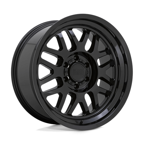 Black Rhino Hard Alloys | DELTA | Gloss Black | 17X9.5 | 6X135 | 12mm/5.72" | 1795DLT126135B87