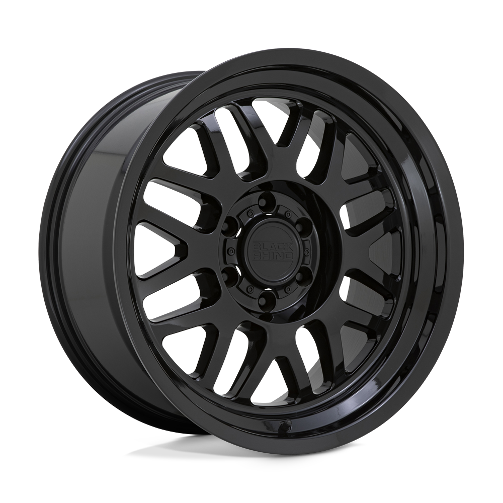 Black Rhino Hard Alloys | DELTA | Gloss Black | 17X9.5 | 6X135 | 12mm/5.72" | 1795DLT126135B87