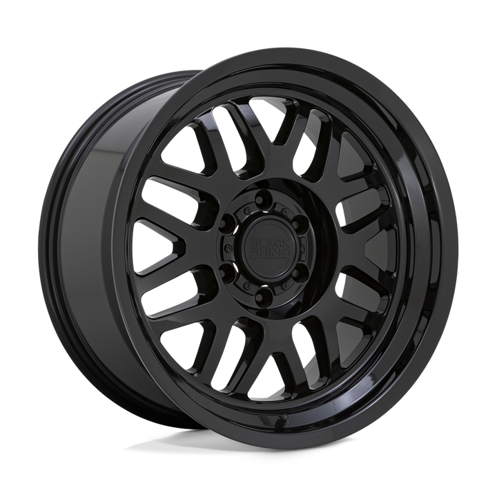 Black Rhino Hard Alloys | DELTA | Gloss Black | 17X9.5 | 6X135 | 12mm/5.72" | 1795DLT126135B87
