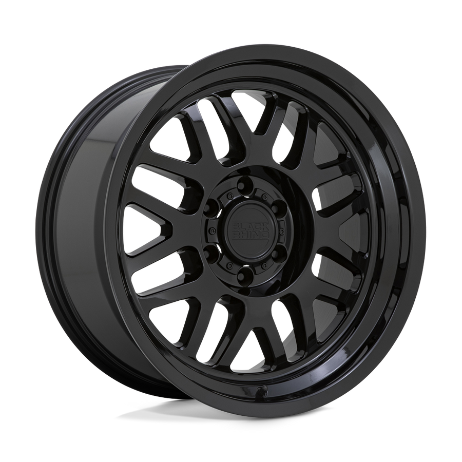 Black Rhino Hard Alloys | DELTA | Gloss Black | 17X9.5 | 6X135 | 12mm/5.72" | 1795DLT126135B87