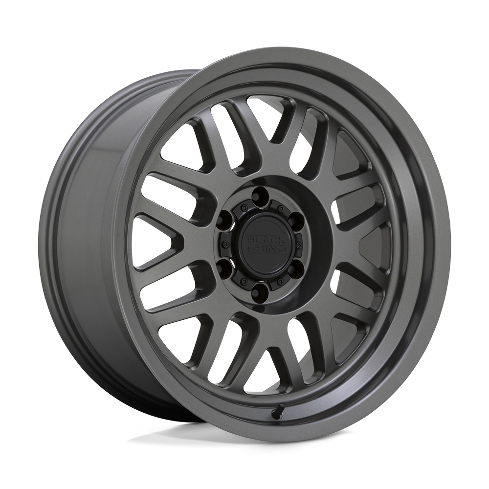 Black Rhino Hard Alloys | DELTA | Matte Gunmetal | 20X9.5 | 6X139.7 | 12mm/5.72" | 2095DLT126140G12