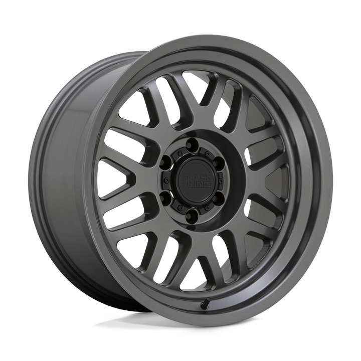 Black Rhino Hard Alloys | DELTA | Matte Gunmetal | 20X9.5 | 6X139.7 | 12mm/5.72" | 2095DLT126140G12