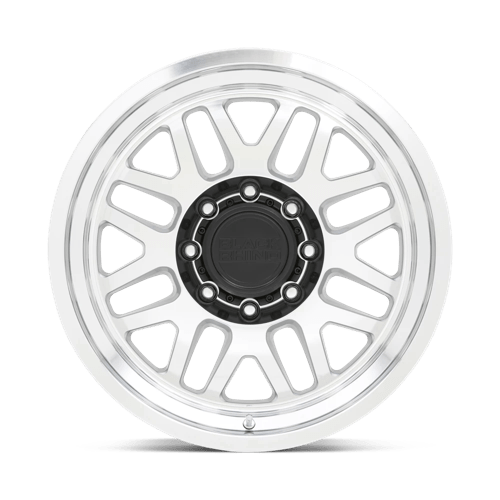 Black Rhino Hard Alloys | DELTA | Gloss Silver With Mirror Face & Lip | 20X9.5 | 8X170 | -18mm/4.54" | 2095DLT-88170S25