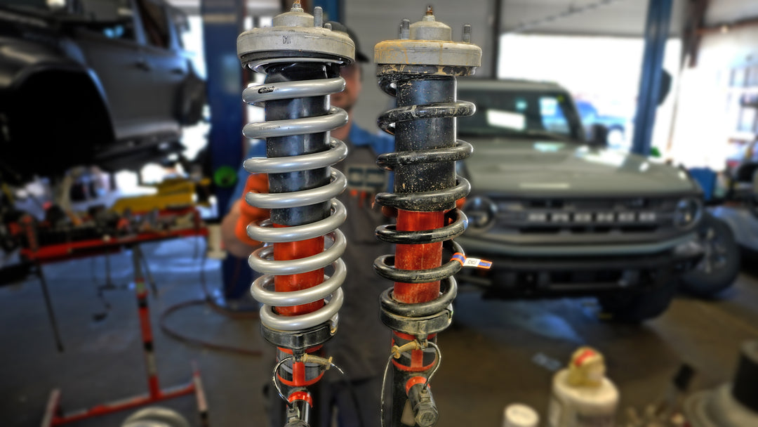 Ebiach Spring Ranger Raptor Eibach Pro-Lift-Kit Front And Rear Springs (For Use w/ OE Fox E-Shocks ...