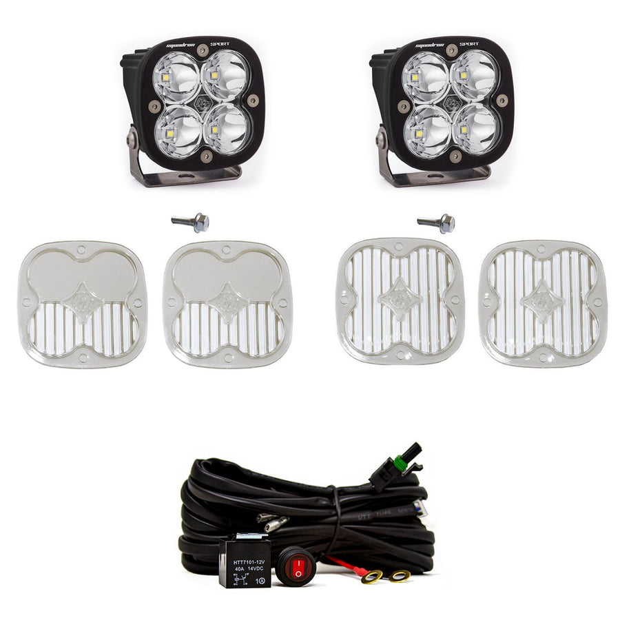 Baja Designs Squadron Sport A-Pillar Light Kit - 2022-2026 Ford Bronco Raptor