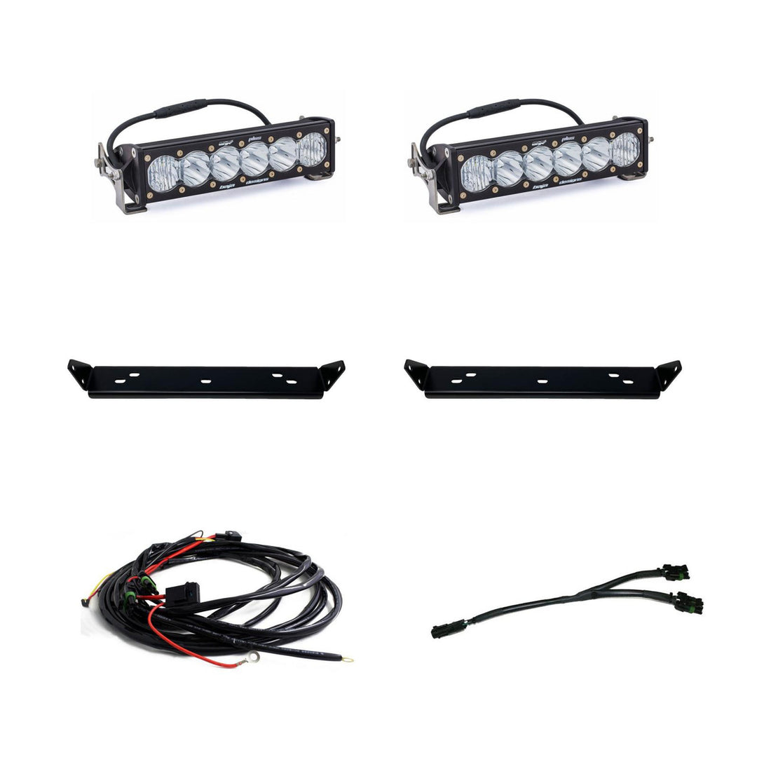 Baja Designs OnX6+ 10" Dual Behind-Grille Light Bar Kit - 2021-2026 Ford F-150 Raptor / Raptor R