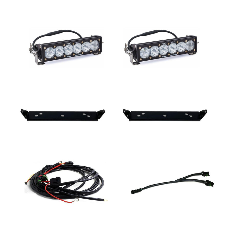 Baja Designs OnX6+ 10" Dual Behind-Grille Light Bar Kit - 2021-2026 Ford F-150 Raptor / Raptor R