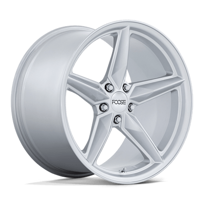 Foose 1PC | F174 CF8 | Gloss Silver | 19X11 | 5X114.3 | 50mm/7.97" | F174191166+50