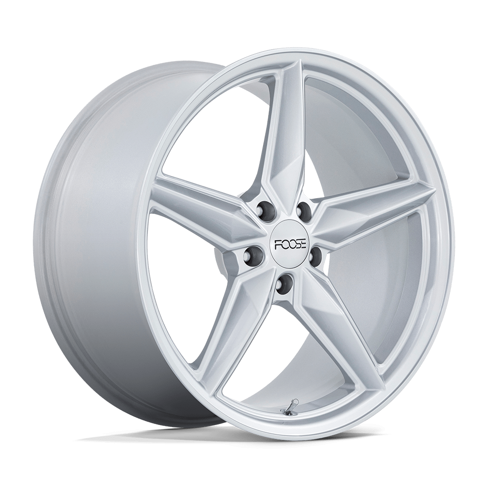Foose 1PC | F174 CF8 | Gloss Silver | 20X10 | 5X114.3 | 35mm/6.88" | F174200066+35