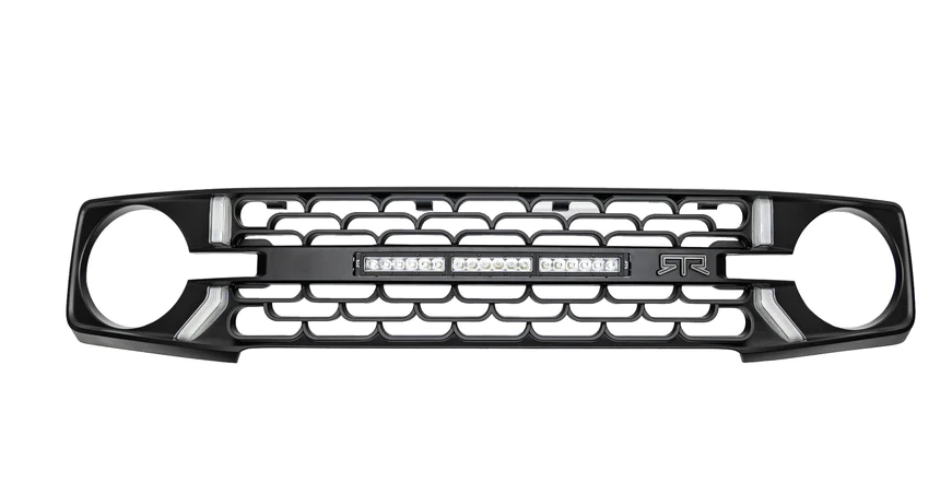 RTR Bronco 2021-2023 Front Grille Kit - w/ Light Bar