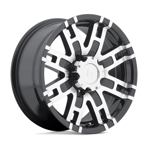 Helo | HE835 | Gloss Black Machined | 18X9 | 5X114.3 | 18mm/5.71" | HE83589012318T