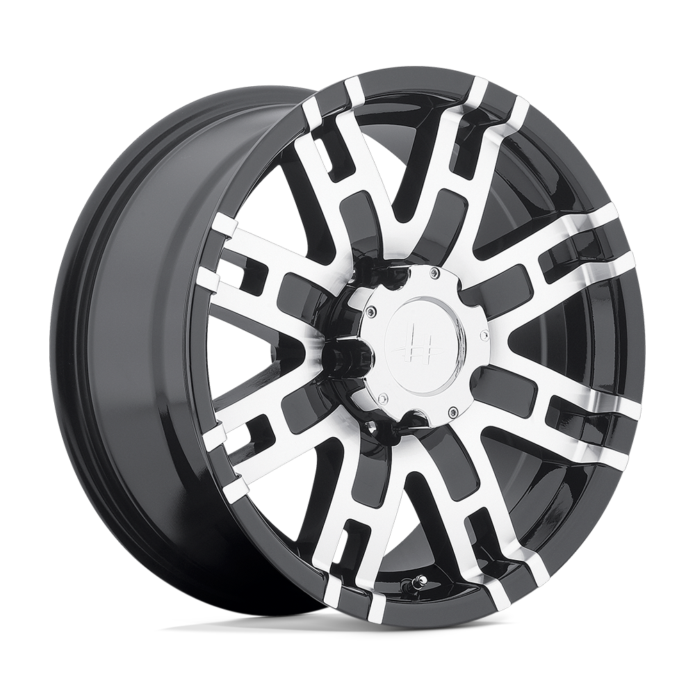 Helo | HE835 | Gloss Black Machined | 18X9 | 5X114.3 | 18mm/5.71" | HE83589012318T