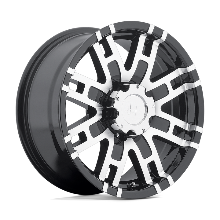 Helo | HE835 | Gloss Black Machined | 18X9 | 5X114.3 | 18mm/5.71" | HE83589012318T